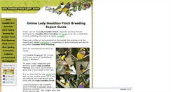 Desktop Screenshot of lady-gouldian-finch-breeding-expert-guide.com